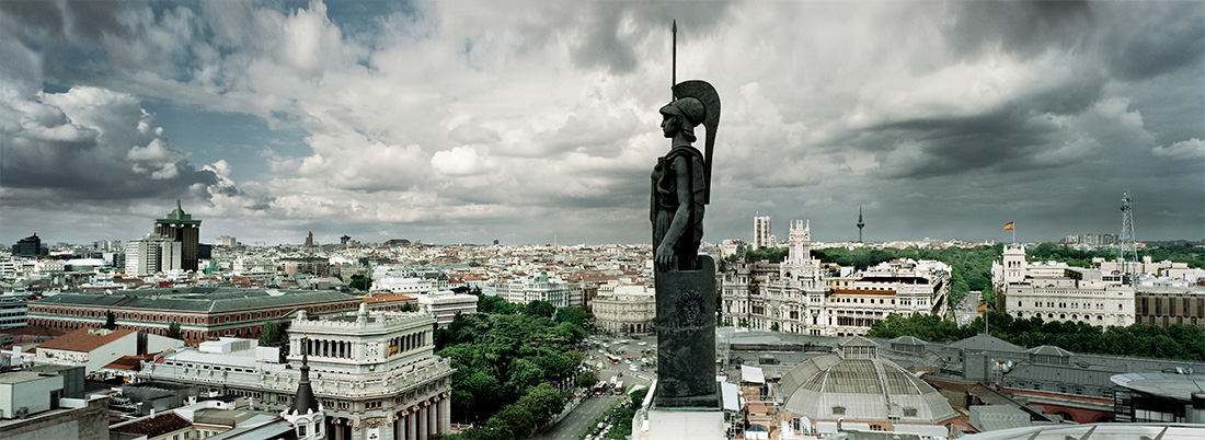 Vista desde la terraza del Círculo de Bellas Artes de Madrid